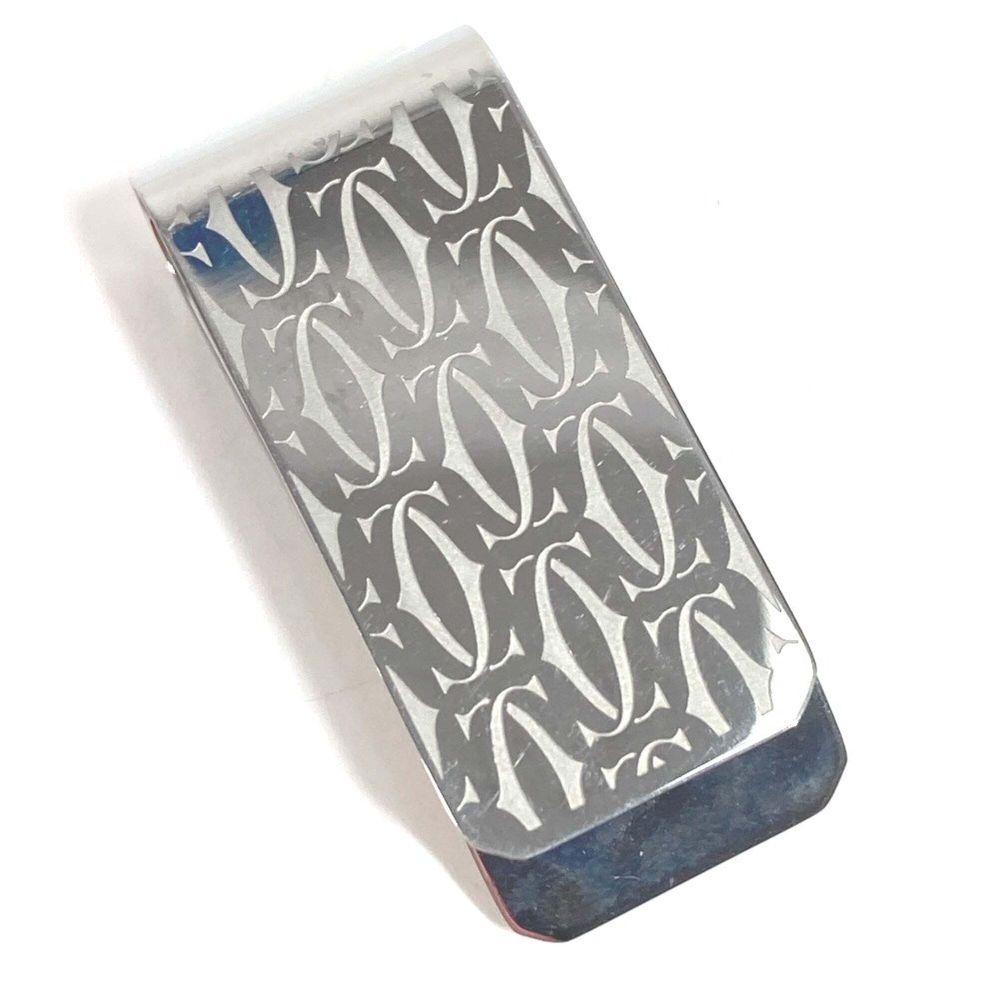 Cartier C De Cartier Wallet With Money Clip In Stainless Steel, Silver, For M...